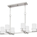 QUOIZEL, SEYMOUR ISLAND CHANDELIER, LINEAR LIGHT
