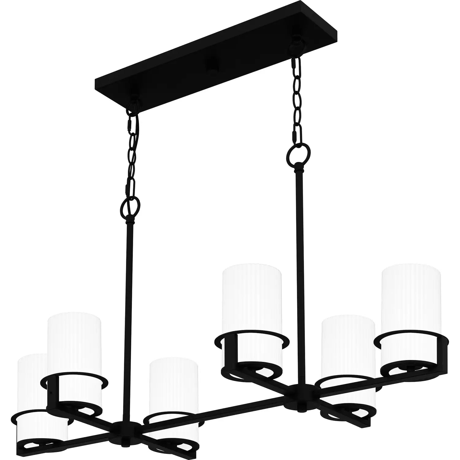 QUOIZEL, SEYMOUR ISLAND CHANDELIER, LINEAR LIGHT