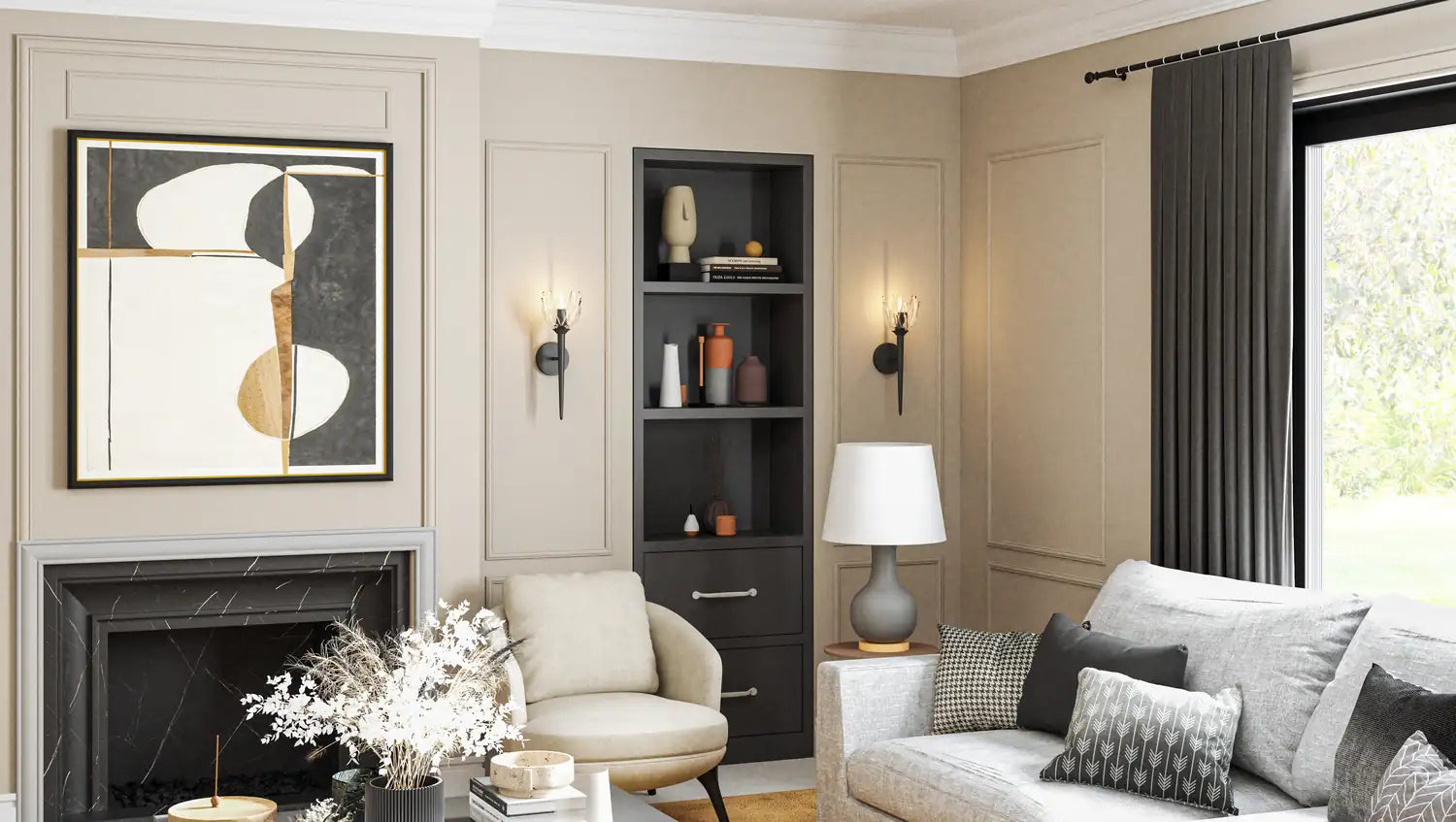QUOIZEL, SHEA WALL SCONCE, WALL SCONCES
