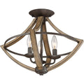 QUOIZEL, SHIRE SEMI-FLUSH MOUNT, FLUSH MOUNT CEILING LIGHTS