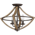 QUOIZEL, SHIRE SEMI-FLUSH MOUNT, FLUSH MOUNT CEILING LIGHTS