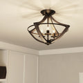 QUOIZEL, SHIRE SEMI-FLUSH MOUNT, FLUSH MOUNT CEILING LIGHTS
