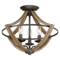QUOIZEL, SHIRE SEMI-FLUSH MOUNT, FLUSH MOUNT CEILING LIGHTS