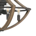 QUOIZEL, SHIRE FANDELIER, SEMI FLUSH MOUNT LIGHT