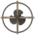 QUOIZEL, SHIRE FANDELIER, SEMI FLUSH MOUNT LIGHT