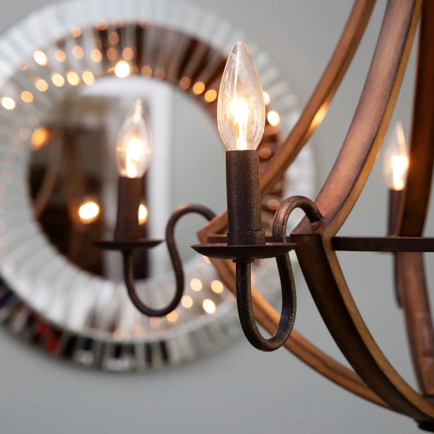 QUOIZEL, SHIRE CHANDELIER, CHANDELIER LIGHT