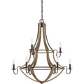 QUOIZEL, SHIRE CHANDELIER, CHANDELIER LIGHT