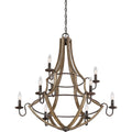 QUOIZEL, SHIRE CHANDELIER, CHANDELIER LIGHT