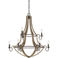 QUOIZEL, SHIRE CHANDELIER, CHANDELIER LIGHT