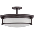 QUOIZEL, SAILOR SEMI-FLUSH MOUNT, SEMI FLUSH MOUNT LIGHT