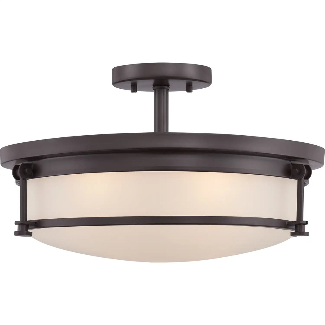 QUOIZEL, SAILOR SEMI-FLUSH MOUNT, SEMI FLUSH MOUNT LIGHT