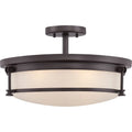 QUOIZEL, SAILOR SEMI-FLUSH MOUNT, SEMI FLUSH MOUNT LIGHT