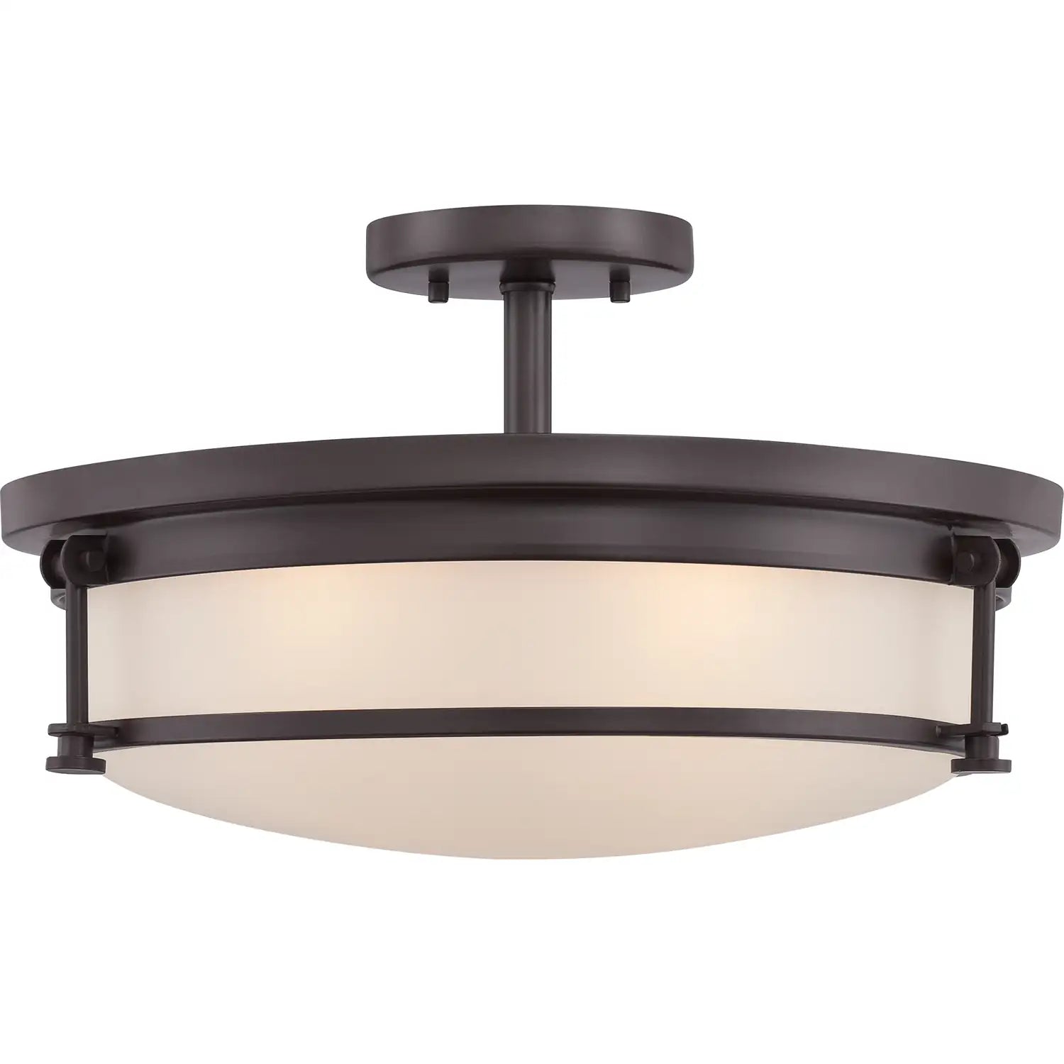 QUOIZEL, SAILOR SEMI-FLUSH MOUNT, SEMI FLUSH MOUNT LIGHT