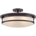 QUOIZEL, SAILOR SEMI-FLUSH MOUNT, SEMI FLUSH MOUNT LIGHT