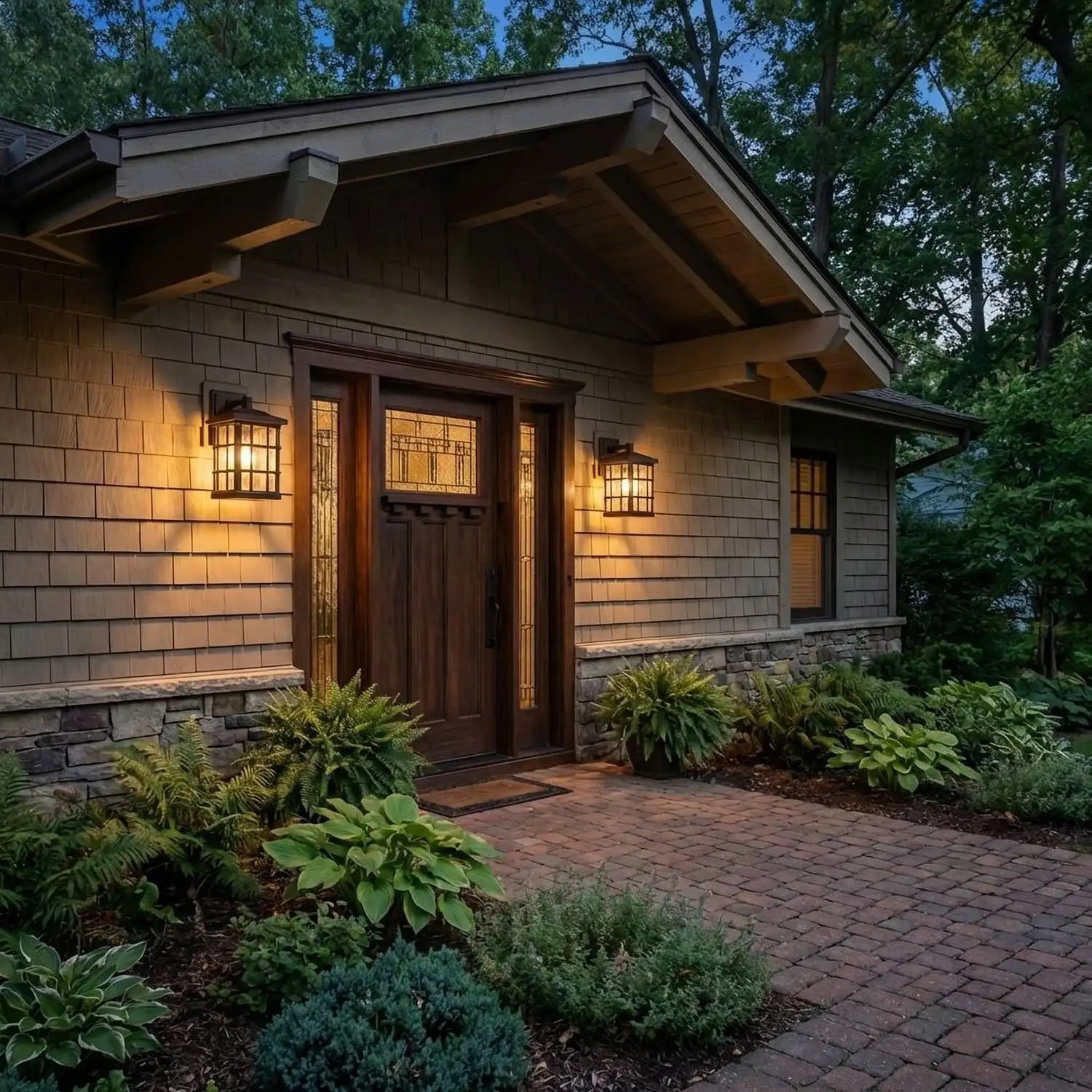 QUOIZEL, STONINGTON OUTDOOR LANTERN, OUTDOOR CEILING LIGHTS