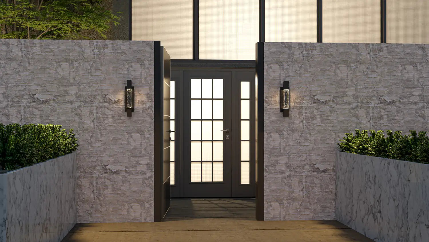 QUOIZEL, SOLACE OUTDOOR LANTERN, OUTDOOR WALL LIGHTS