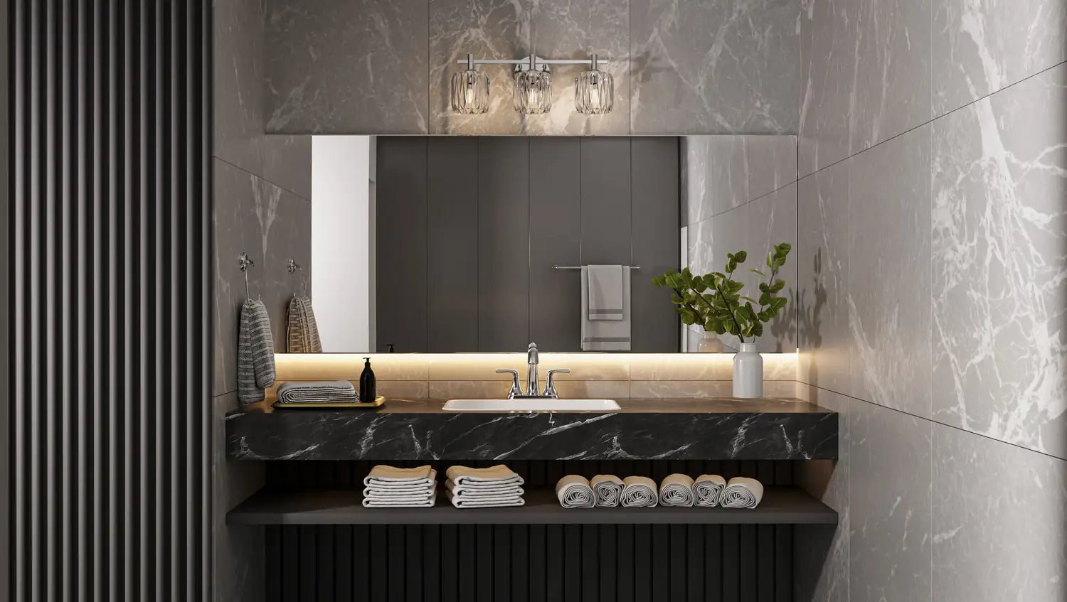 QUOIZEL, SPADE BATH LIGHT, BATH VANITY LIGHT