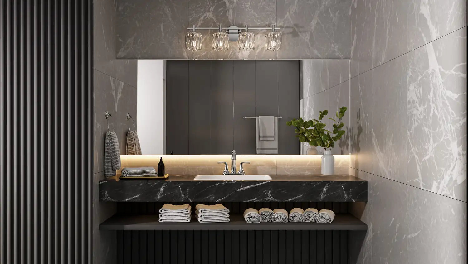 QUOIZEL, SPADE BATH LIGHT, BATH VANITY LIGHT
