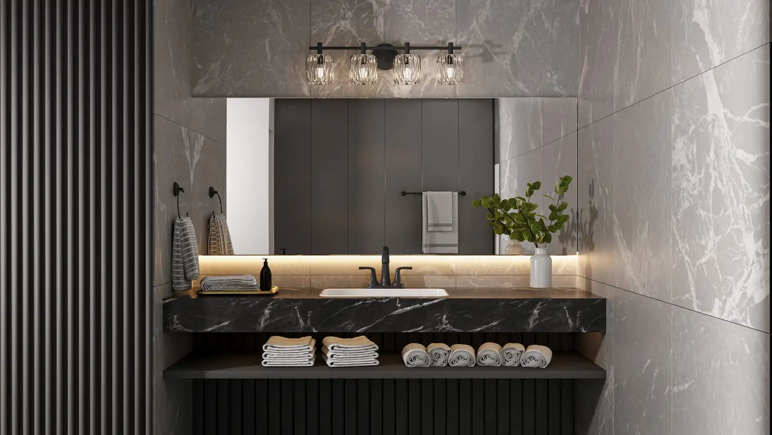 QUOIZEL, SPADE BATH LIGHT, BATH VANITY LIGHT