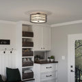 QUOIZEL, SPIRAL SEMI-FLUSH MOUNT, SEMI FLUSH MOUNT LIGHT