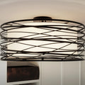 QUOIZEL, SPIRAL SEMI-FLUSH MOUNT, SEMI FLUSH MOUNT LIGHT