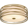 QUOIZEL, SPIRAL SEMI-FLUSH MOUNT, SEMI FLUSH MOUNT LIGHT