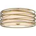 QUOIZEL, SPIRAL SEMI-FLUSH MOUNT, SEMI FLUSH MOUNT LIGHT
