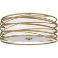 QUOIZEL, SPIRAL SEMI-FLUSH MOUNT, SEMI FLUSH MOUNT LIGHT