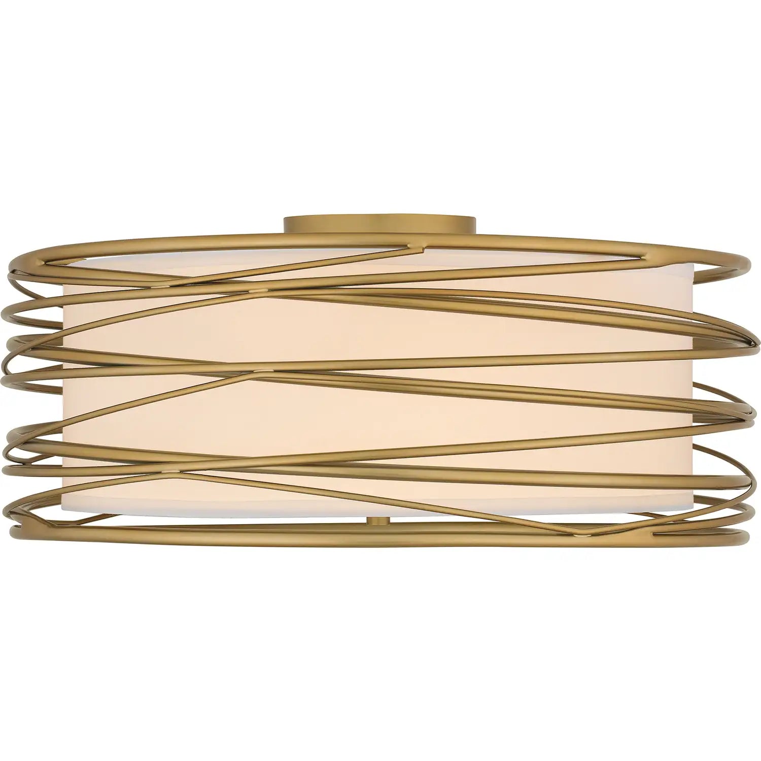 QUOIZEL, SPIRAL SEMI-FLUSH MOUNT, SEMI FLUSH MOUNT LIGHT