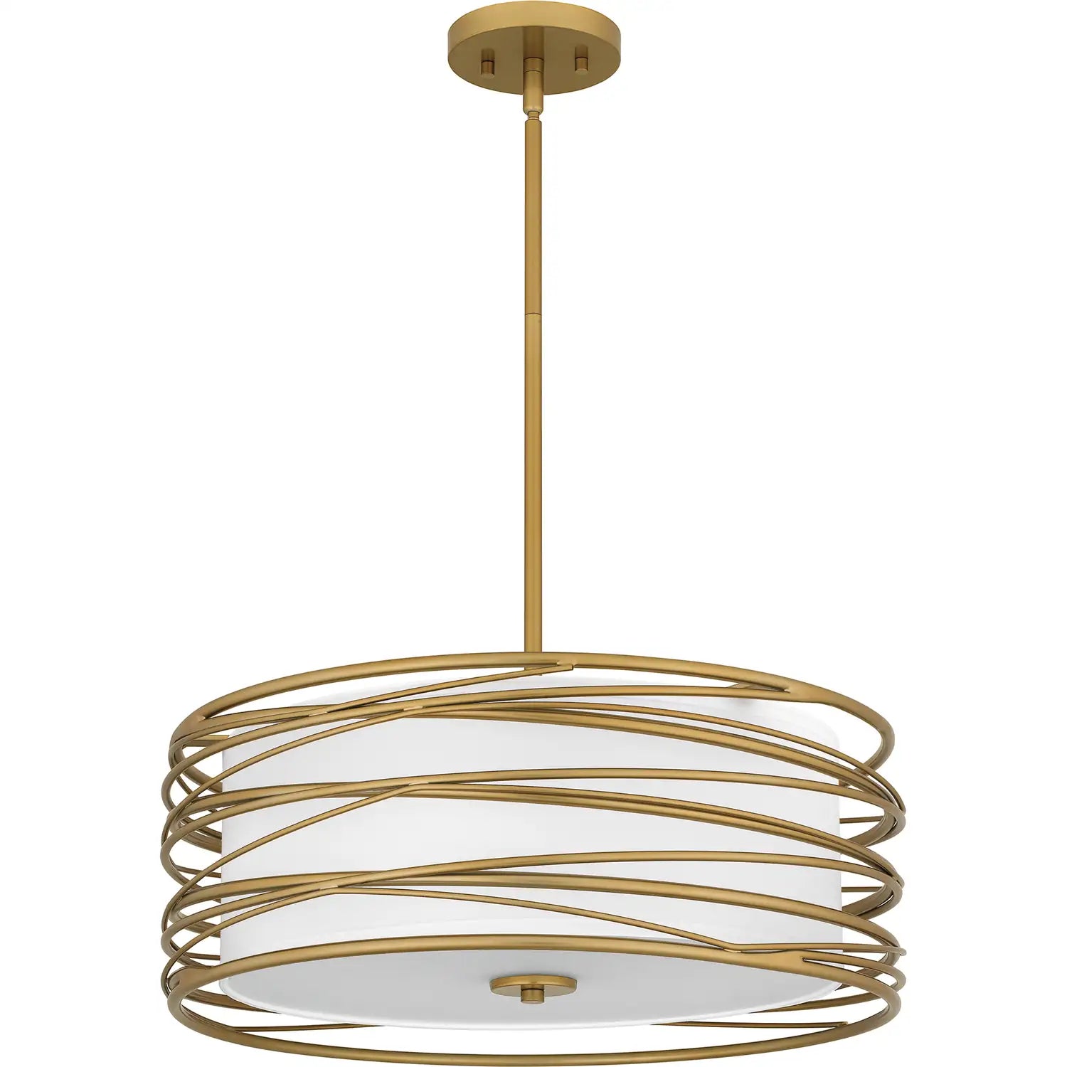 QUOIZEL, SPIRAL PENDANT, PENDANT LIGHT