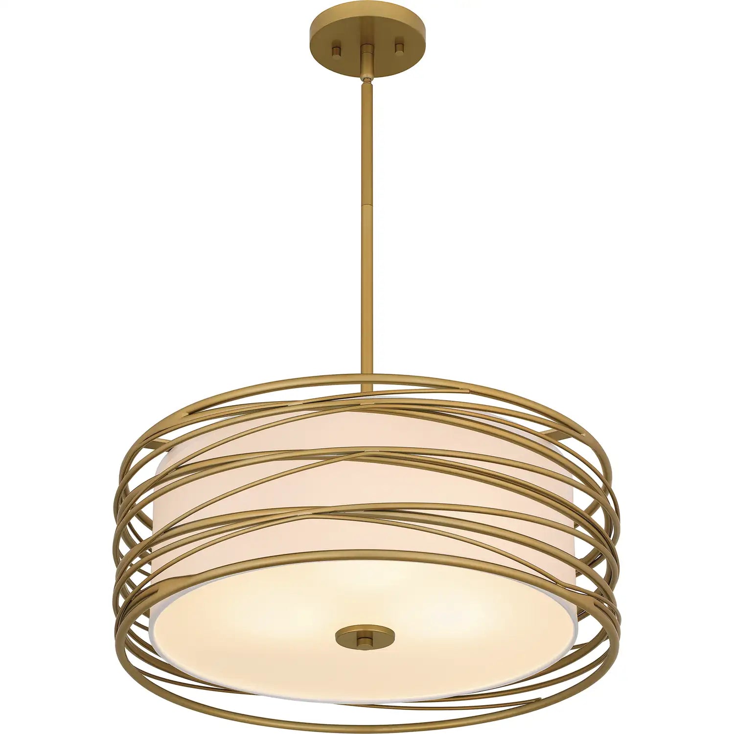 QUOIZEL, SPIRAL PENDANT, PENDANT LIGHT
