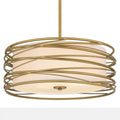 QUOIZEL, SPIRAL PENDANT, PENDANT LIGHT