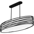 QUOIZEL, SPIRAL ISLAND CHANDELIER, LINEAR LIGHT