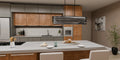 QUOIZEL, SPIRAL ISLAND CHANDELIER, LINEAR LIGHT