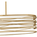 QUOIZEL, SPIRAL ISLAND CHANDELIER, LINEAR LIGHT