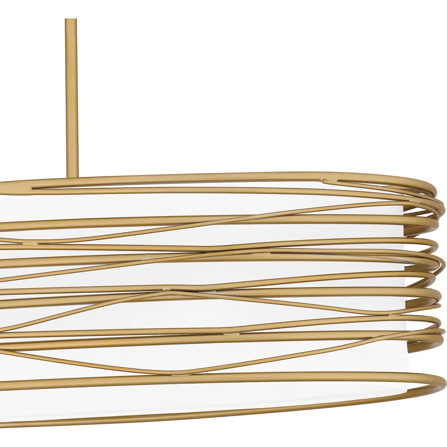 QUOIZEL, SPIRAL ISLAND CHANDELIER, LINEAR LIGHT