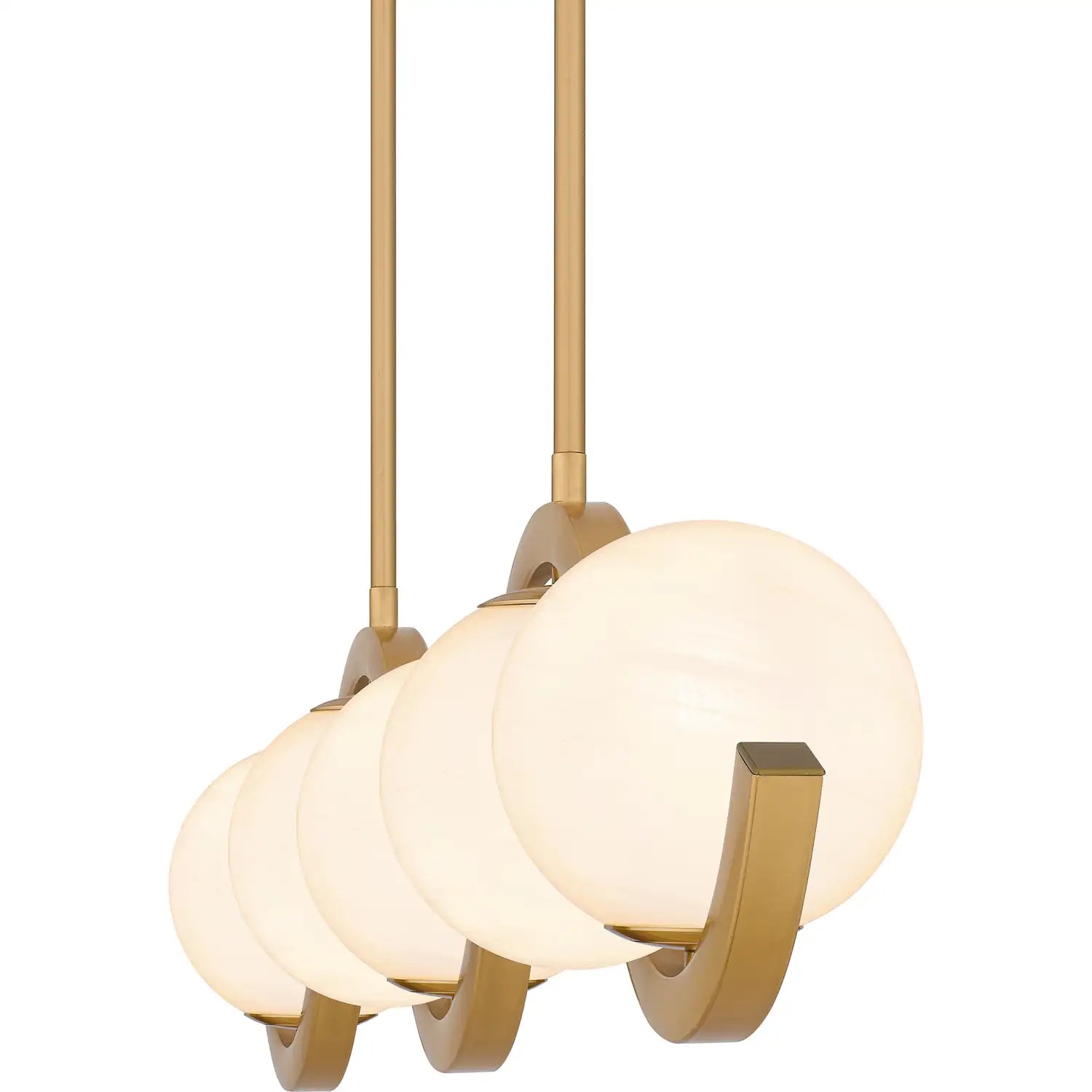 QUOIZEL, SPHERICAL ISLAND CHANDELIER, LINEAR LIGHT