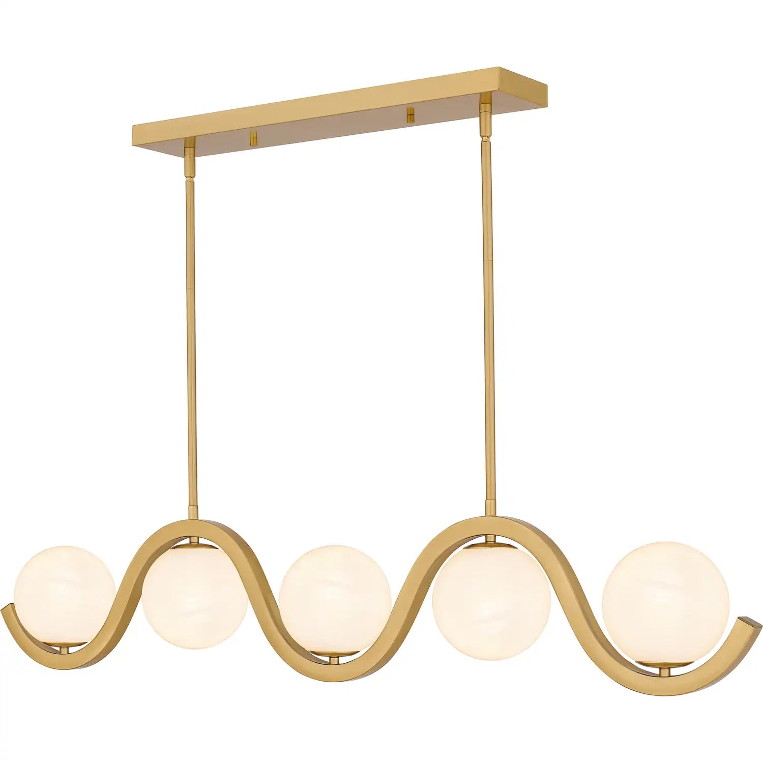 QUOIZEL, SPHERICAL ISLAND CHANDELIER, LINEAR LIGHT
