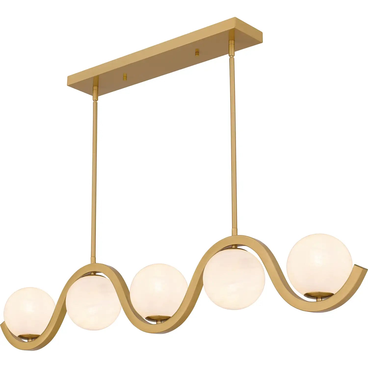QUOIZEL, SPHERICAL ISLAND CHANDELIER, LINEAR LIGHT