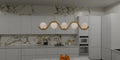 QUOIZEL, SPHERICAL ISLAND CHANDELIER, LINEAR LIGHT