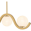 QUOIZEL, SPHERICAL ISLAND CHANDELIER, LINEAR LIGHT
