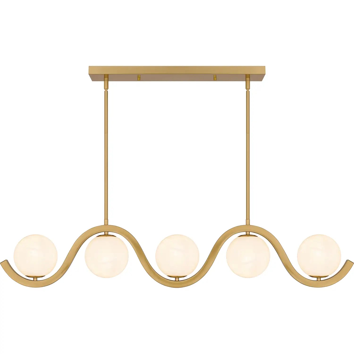 QUOIZEL, SPHERICAL ISLAND CHANDELIER, LINEAR LIGHT
