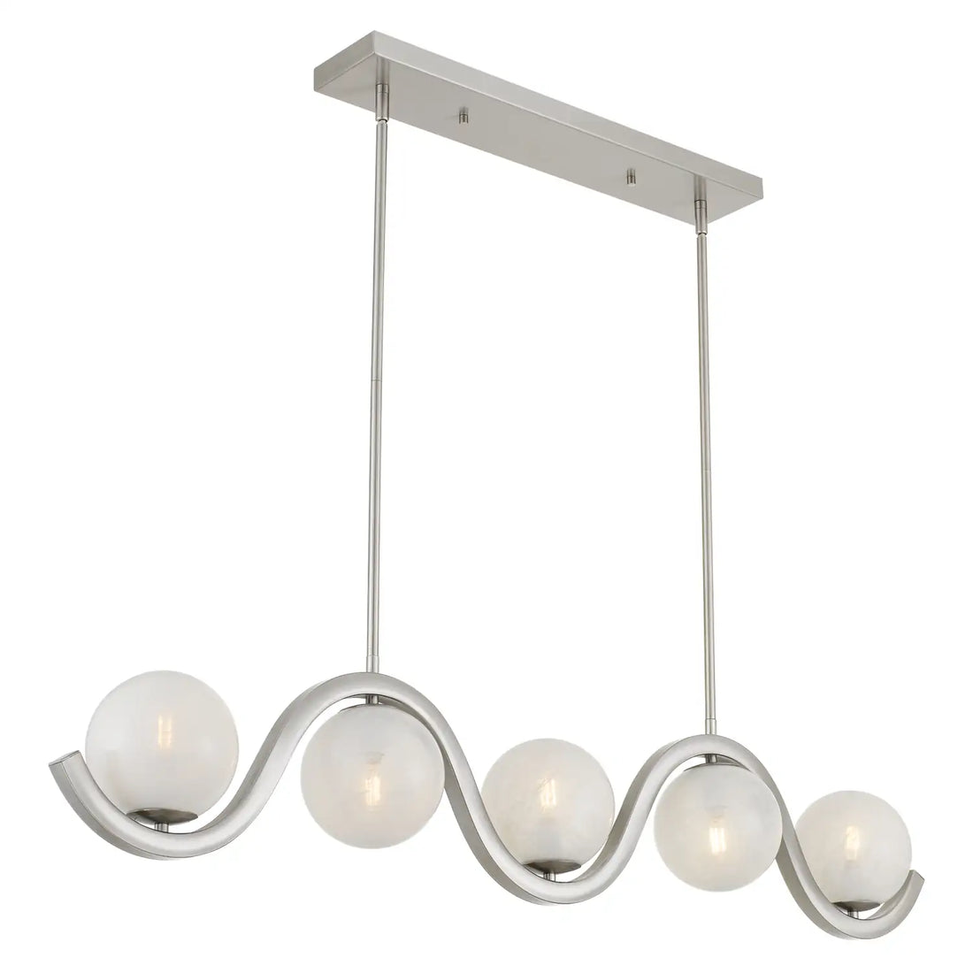 QUOIZEL, SPHERICAL ISLAND CHANDELIER, LINEAR LIGHT
