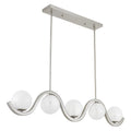 QUOIZEL, SPHERICAL ISLAND CHANDELIER, LINEAR LIGHT