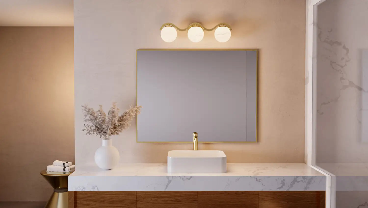 QUOIZEL, SPHERICAL BATH LIGHT, BATH VANITY LIGHT