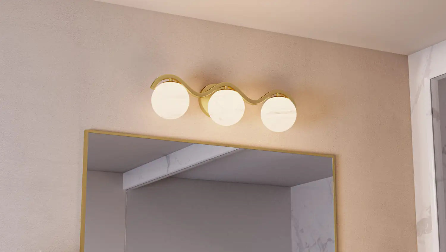QUOIZEL, SPHERICAL BATH LIGHT, BATH VANITY LIGHT