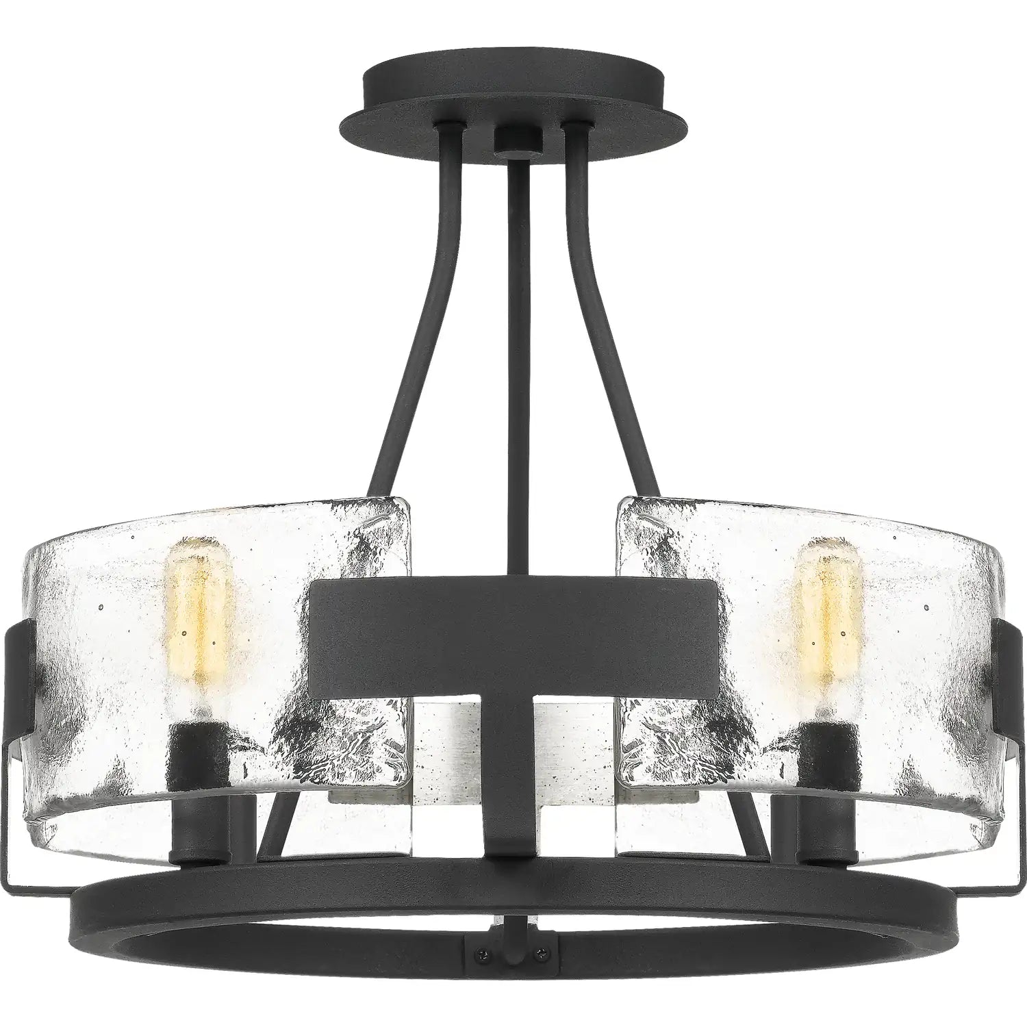 QUOIZEL, STRATUM SEMI-FLUSH MOUNT, SEMI FLUSH MOUNT LIGHT