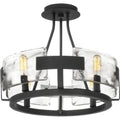 QUOIZEL, STRATUM SEMI-FLUSH MOUNT, SEMI FLUSH MOUNT LIGHT