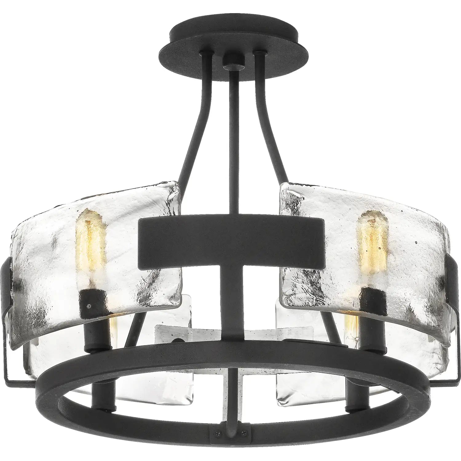 QUOIZEL, STRATUM SEMI-FLUSH MOUNT, SEMI FLUSH MOUNT LIGHT