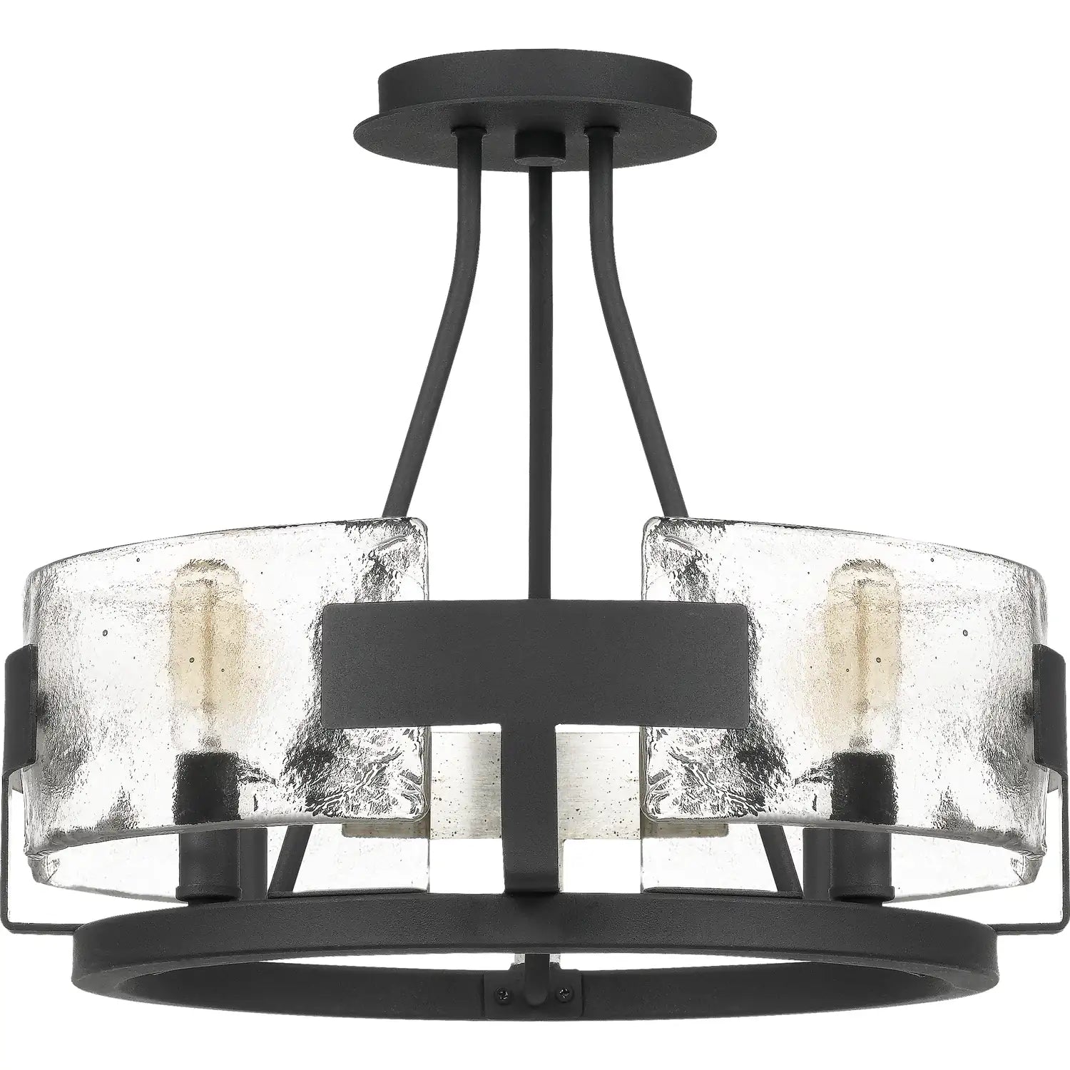 QUOIZEL, STRATUM SEMI-FLUSH MOUNT, SEMI FLUSH MOUNT LIGHT